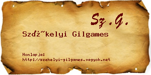 Székelyi Gilgames névjegykártya